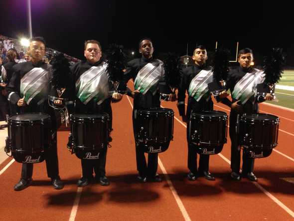 The Snare line from Berkner High School in November 2013